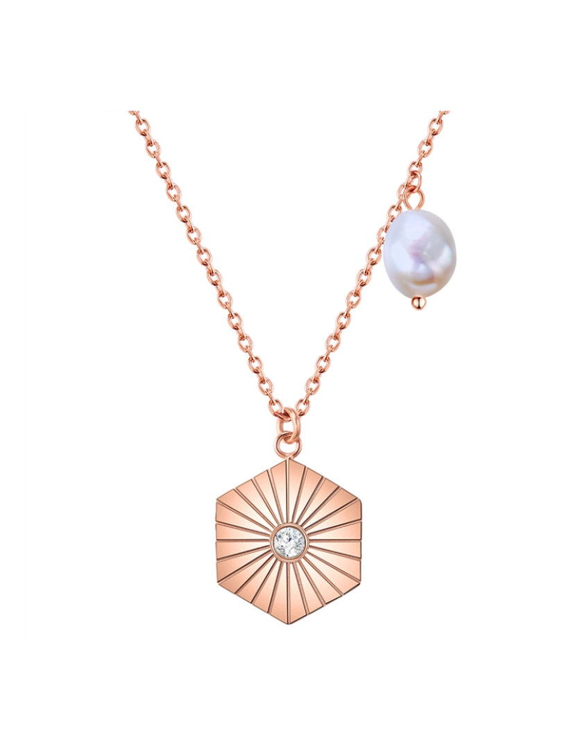 Yamato Pearls - Colar Rosa Dourado