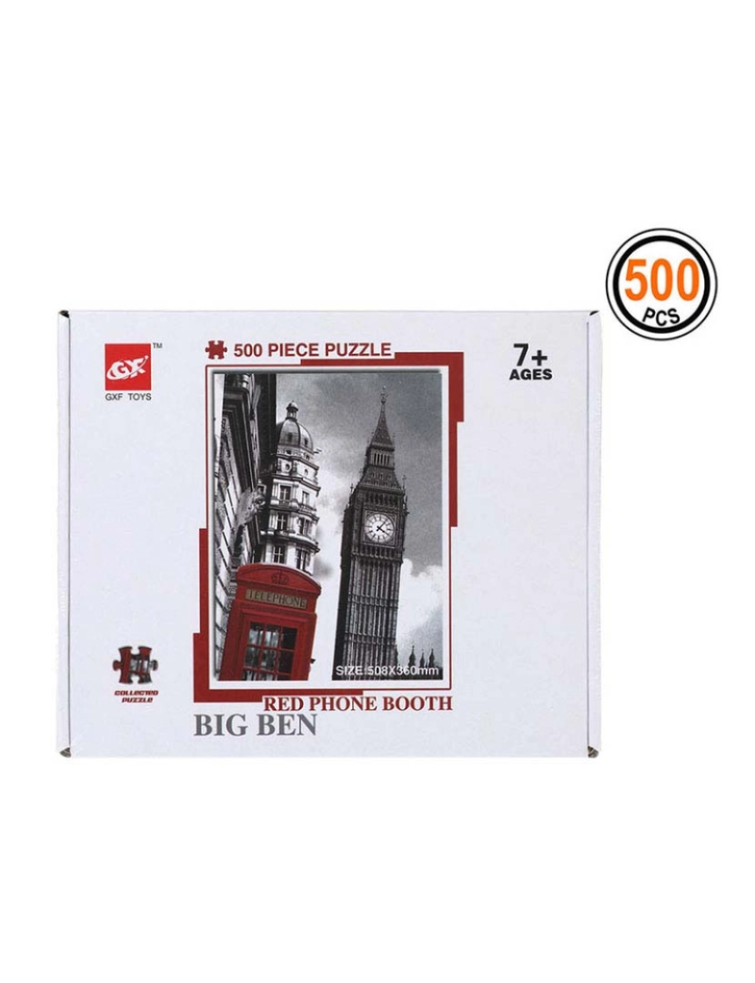 BB - Puzzle Red Phone Booth Big Ben 500 pcs