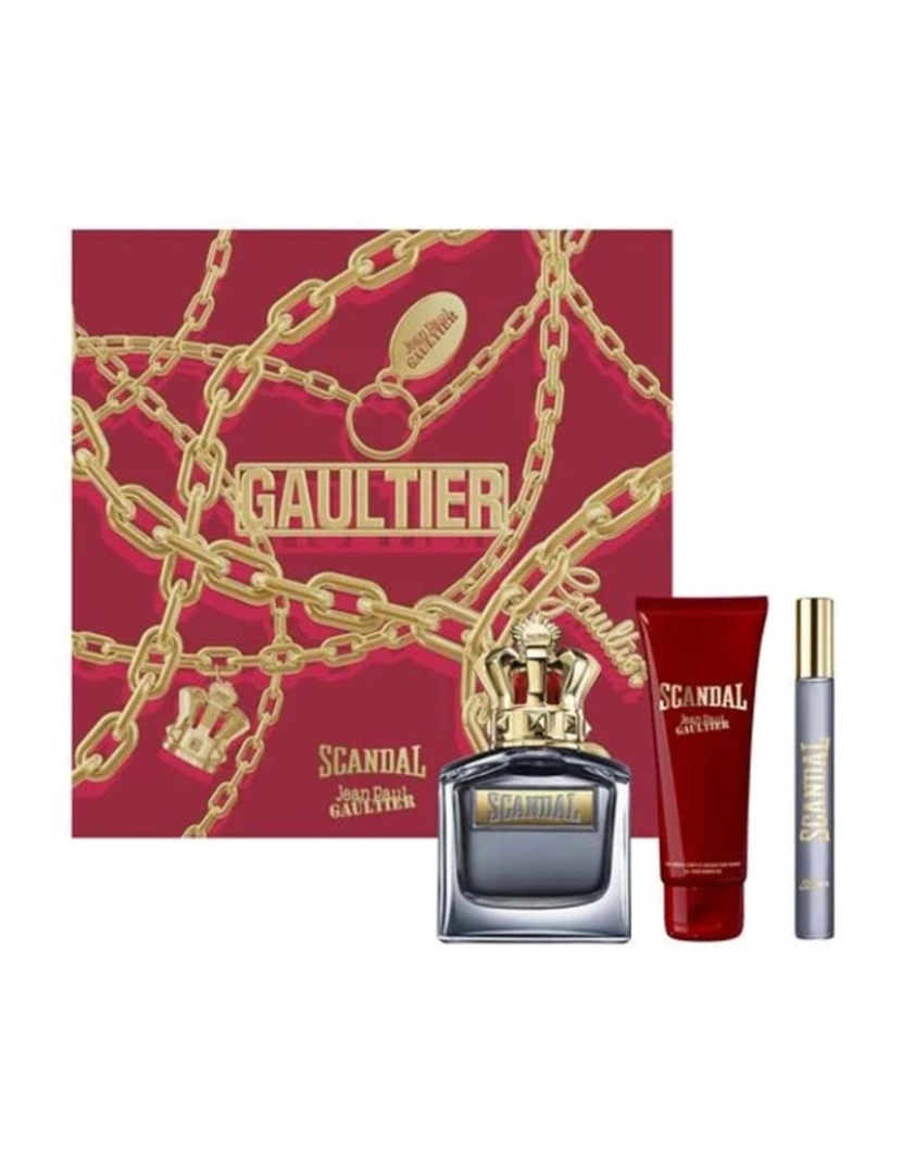 Jean Paul Gaultier - Set Scandal Him Le Parfum 100Ml +Gel 75Ml+Mini 10Ml
