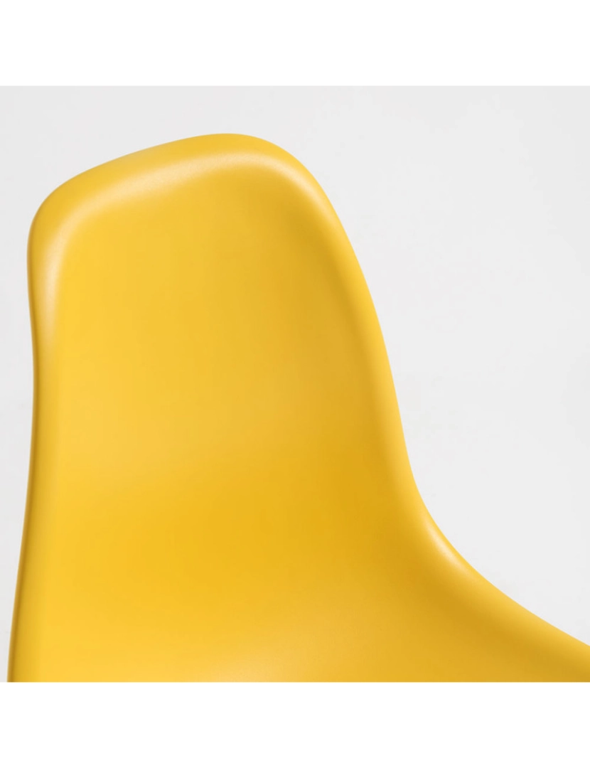 imagem de Pack 2 Cadeiras Tower Metálicas - Amarelo4
