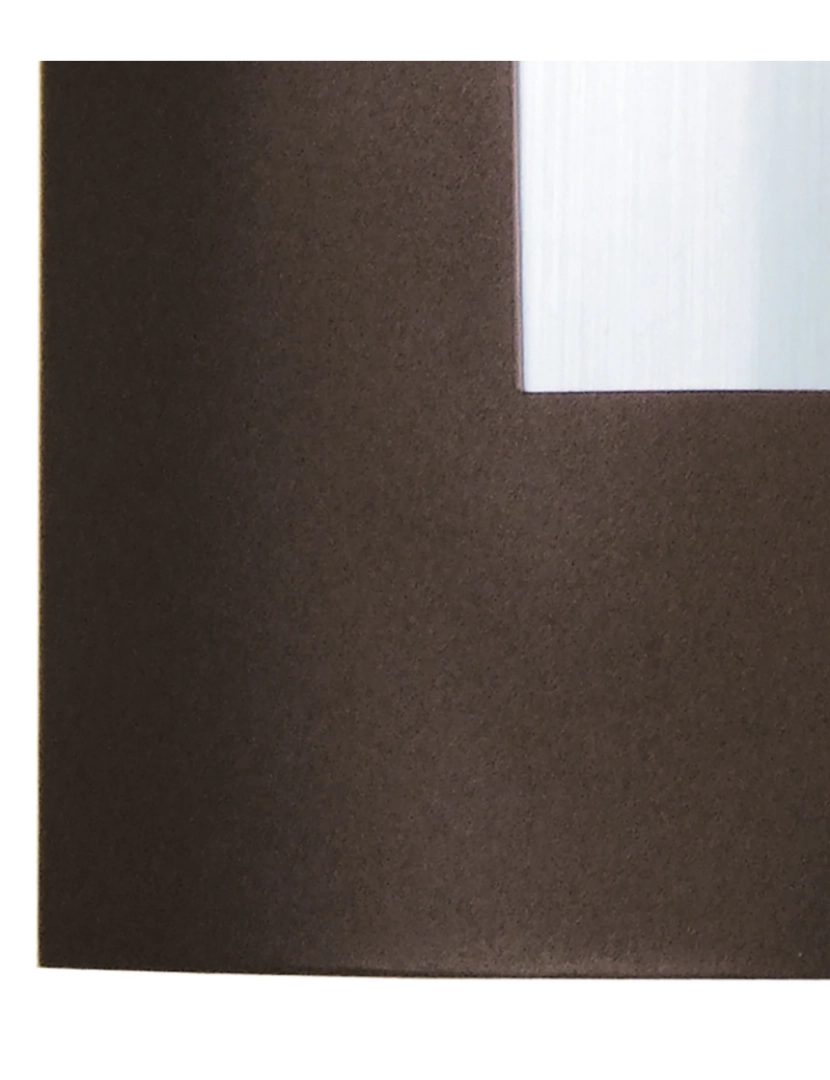 imagem de TELAS - Aplique rectangular metal castanho e branco6