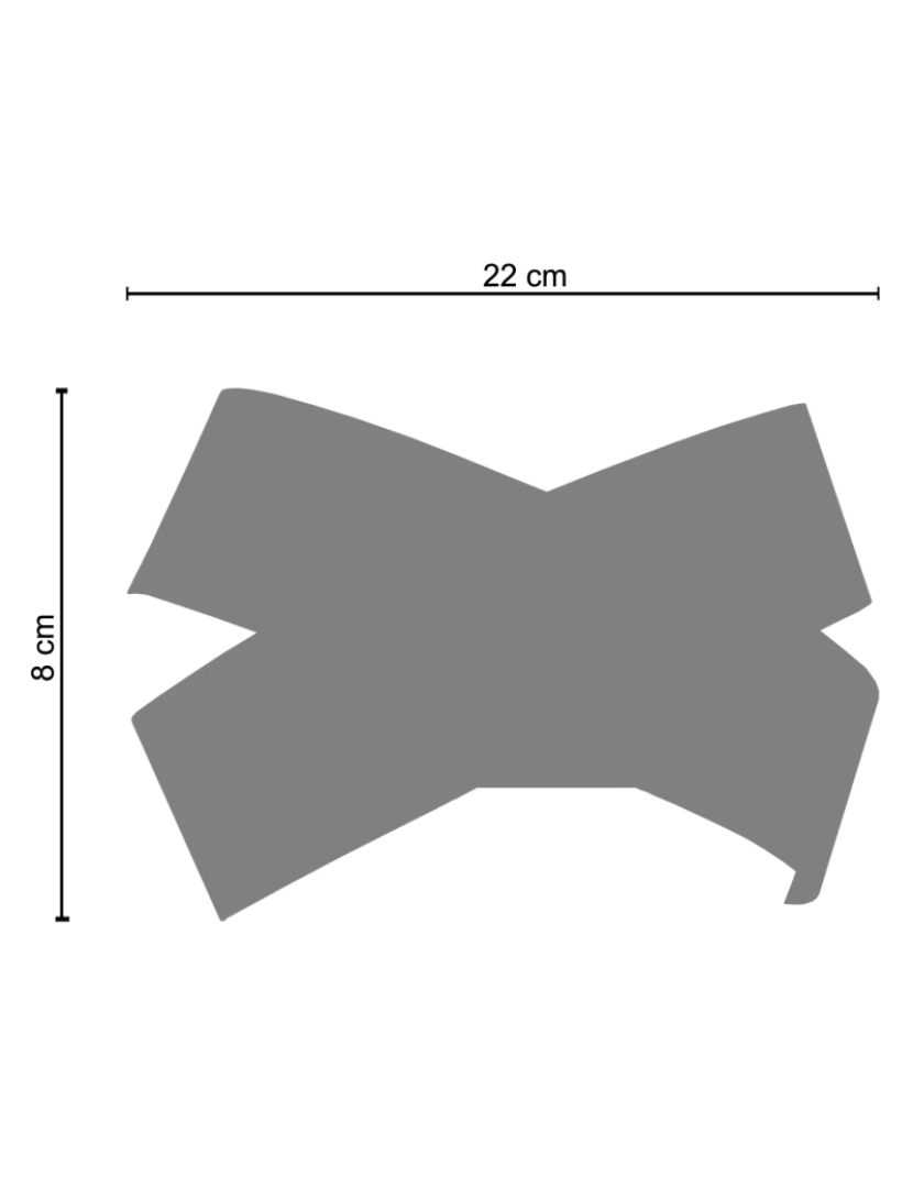 imagem de GORDIUM - Aplique rectangular metal alumínio2