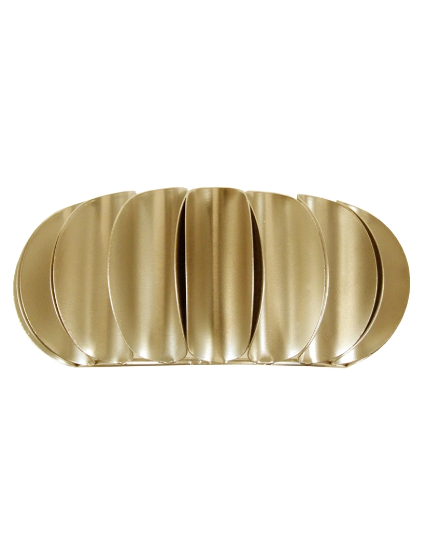Tosel - TIAGO - Aplique rectangular metal ouro