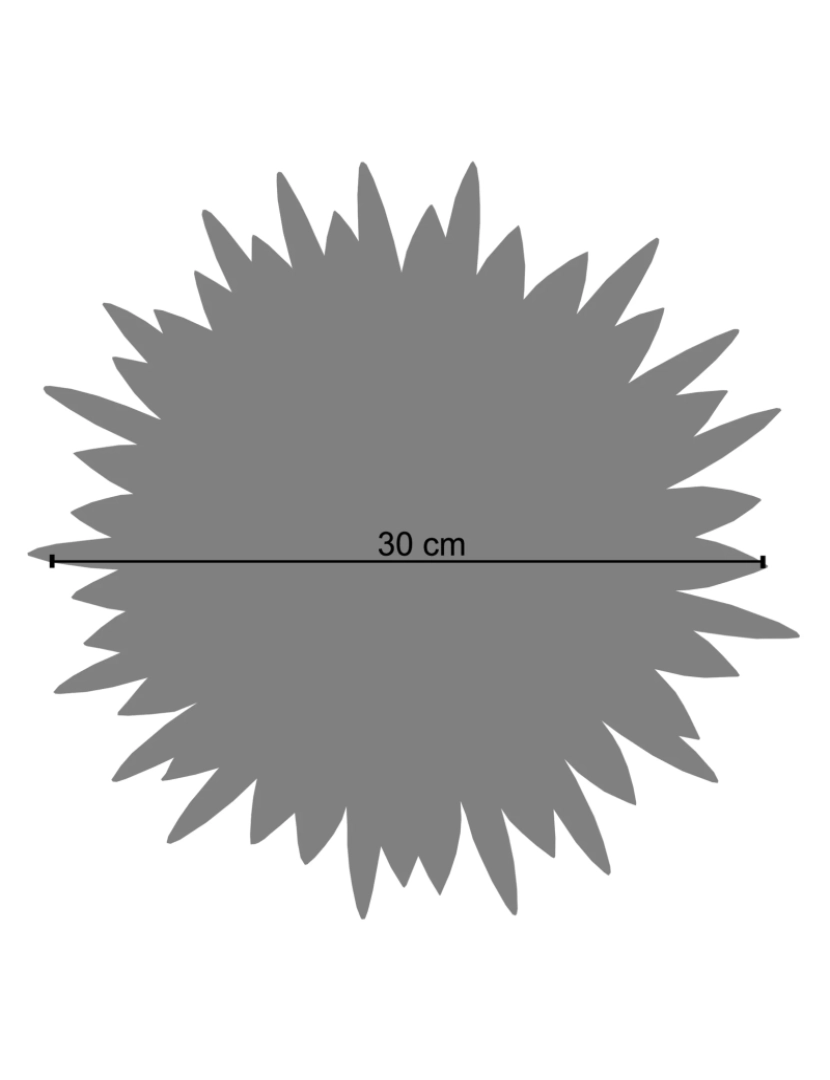 imagem de SOLEIL - Plafon redondo metal castanho3