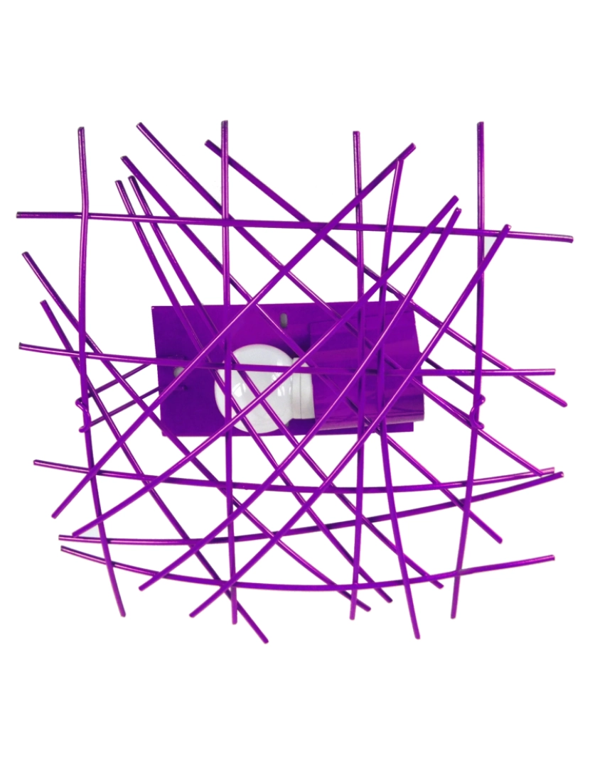 Tosel - INCERTUS - Plafon rectangular metal violeta