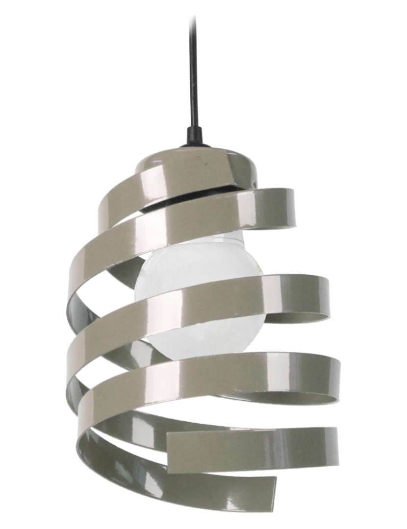 Tosel - BARBER POLE - Suspensão redondo metal taupe