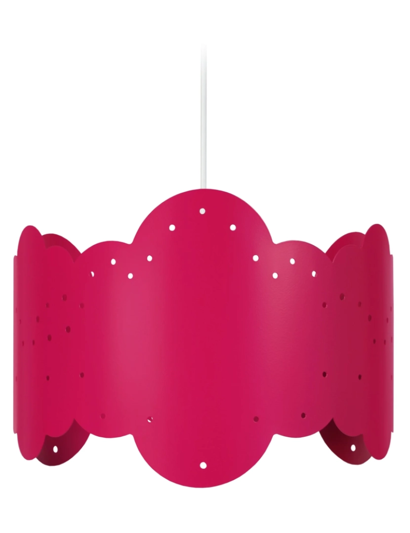 Tosel - NUAGE - Suspensão redondo metal rosa escuro