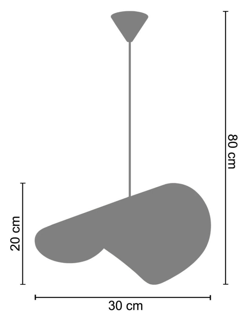 imagem de FRAU - Suspensão oval metal alumínio e ouro3