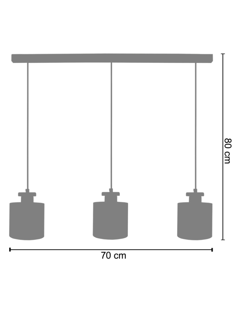 imagem de UZIBUZE - Candeeiro de Teto redondo metal cinzento3