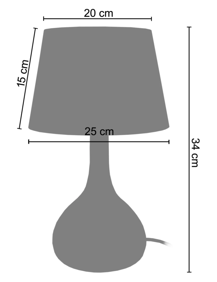 imagem de CARAFE - Candeeiro mesa de cabeceira redondo vidro óleo e branco2