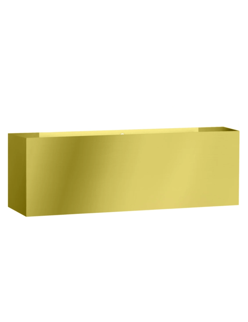 Tosel - ANI - Aplique rectangular metal ouro