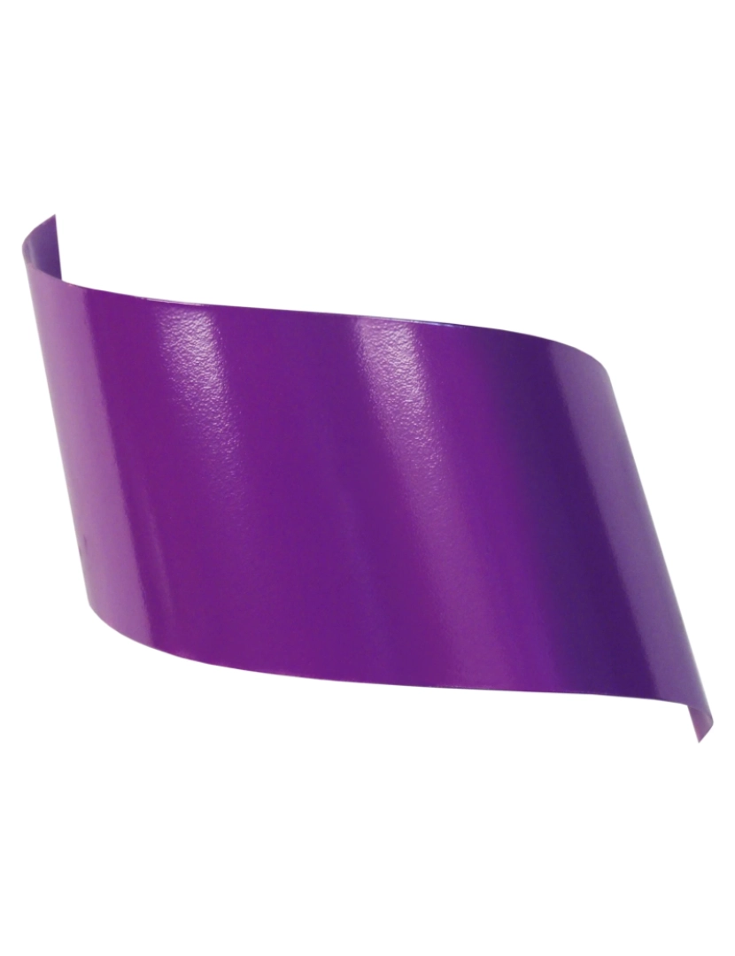 Tosel - VIRA - Aplique cuadrado metal violeta
