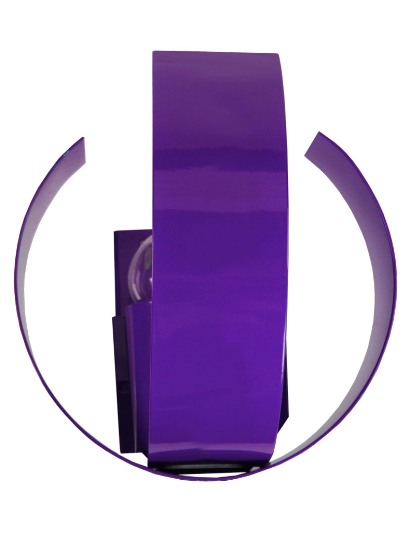 Tosel - TOOL - Aplique rectangular metal violeta