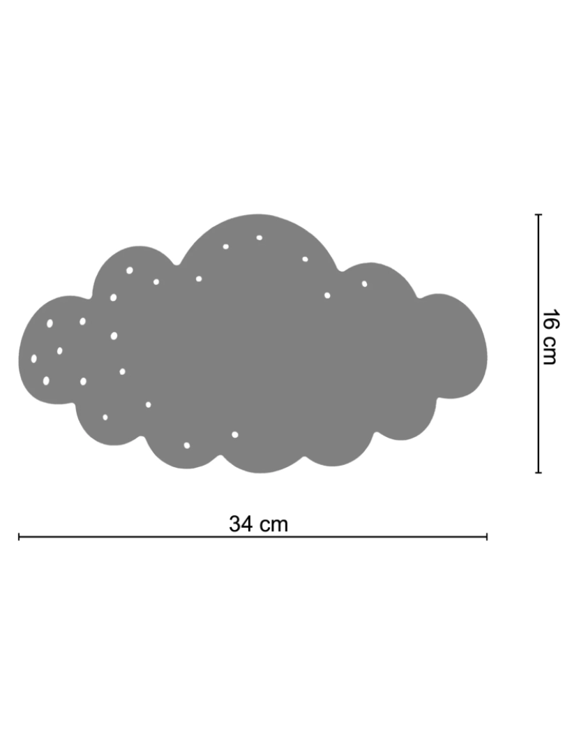 imagem de NUAGE - Aplique redondo metal azul3