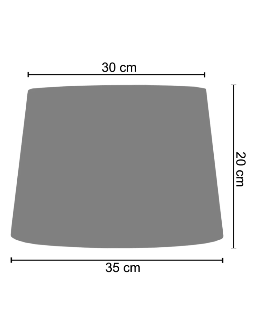 imagem de TAMBOUR 35 - Abajur redondo tecido branco3