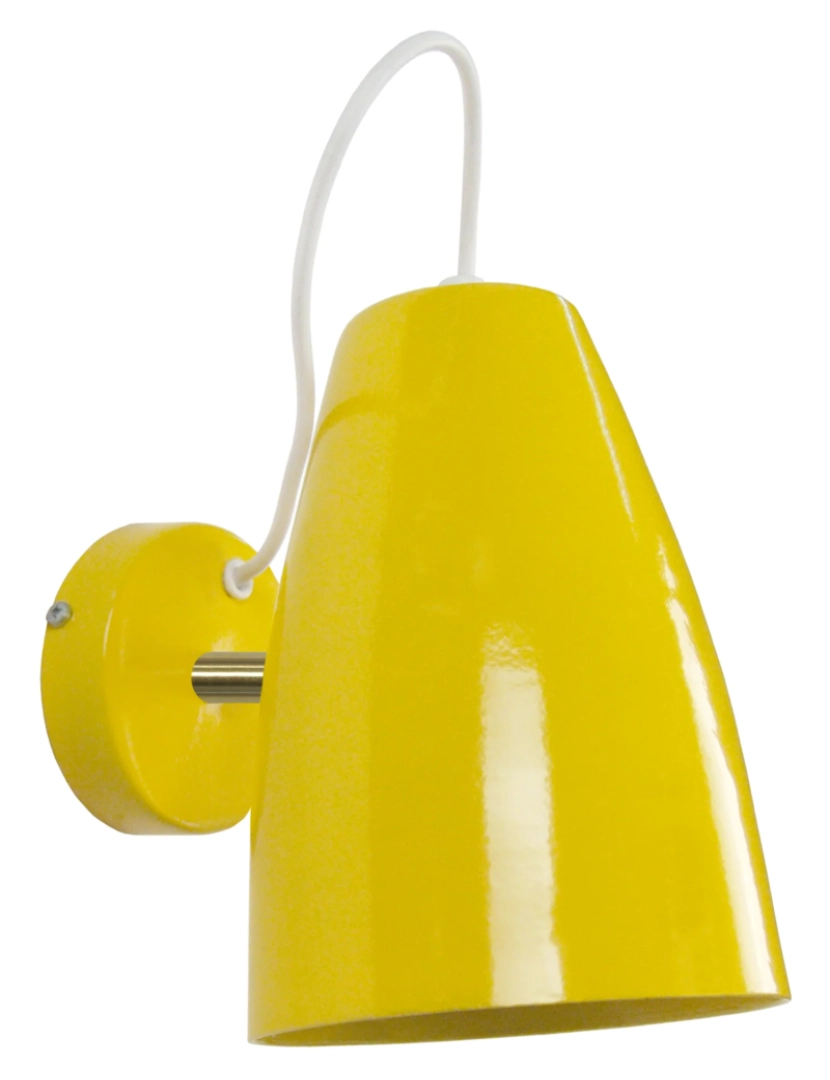 Tosel - LARSEN - Aplique redondo metal amarelo