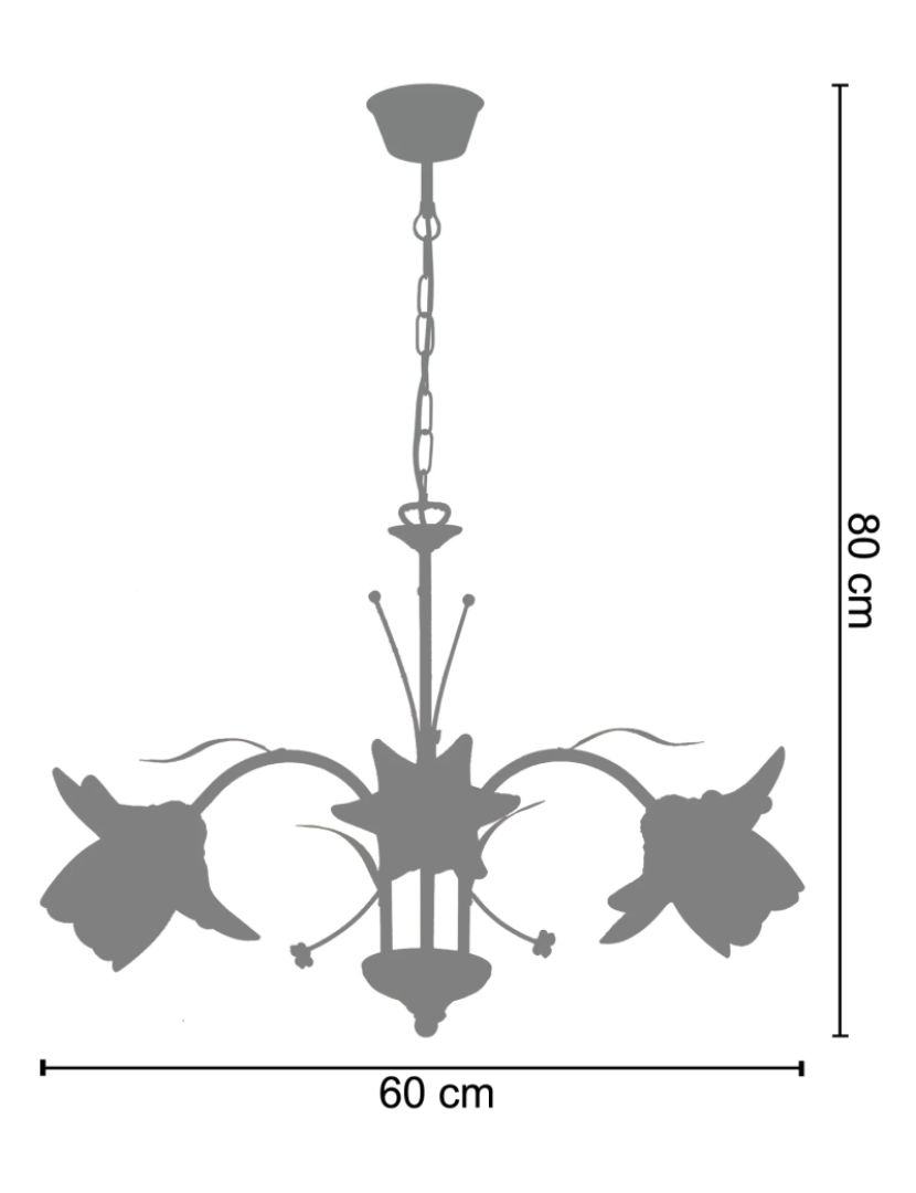 imagem de TULIPANO - Candeeiro de Teto rectangular metal ouro preto e verde2