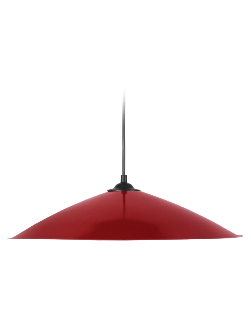 imagem de TÔLE CONIQUE  - Suspensão redondo metal vermelho1