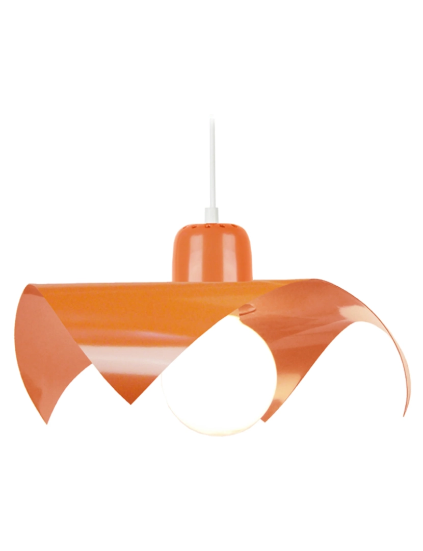 Tosel - SERVIETTE   - Suspensão rectangular metal laranja