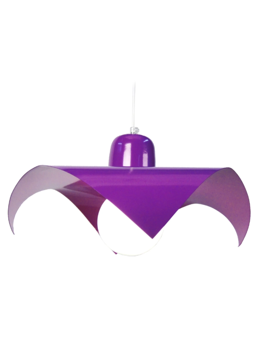 imagem de SERVIETTE   - Suspensão rectangular metal violeta1