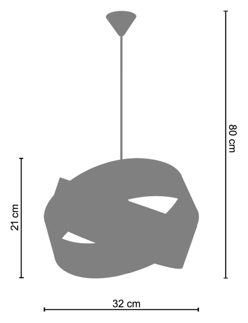 imagem de GORDIUM - Suspensão redondo metal preto2
