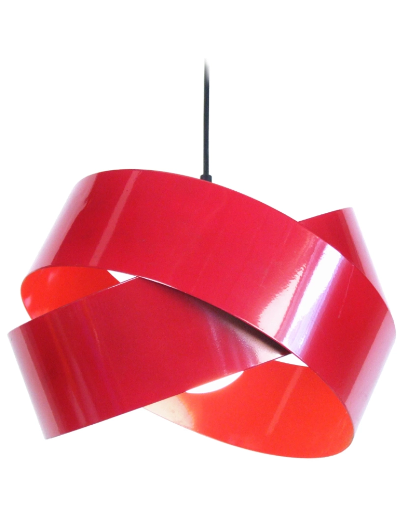 imagem de GORDIUM - Suspensão redondo metal vermelho1
