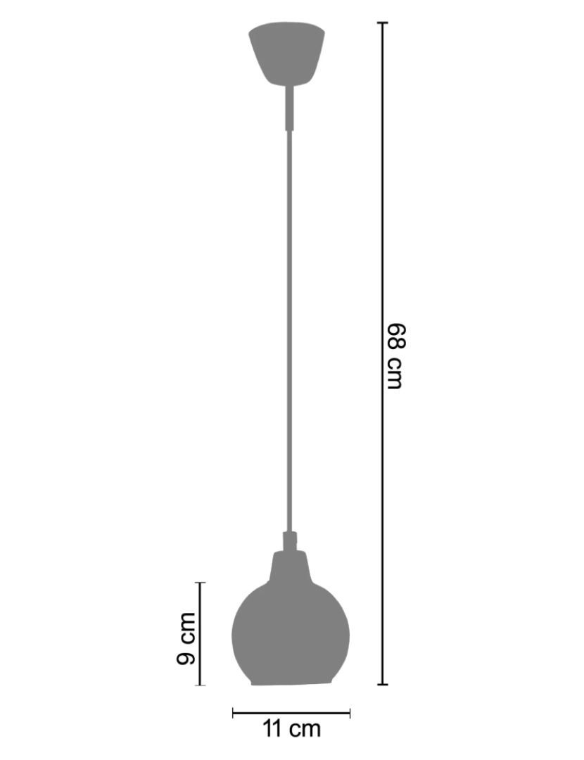 imagem de ACTUELLE A - Suspensão redondo metal cinzento2