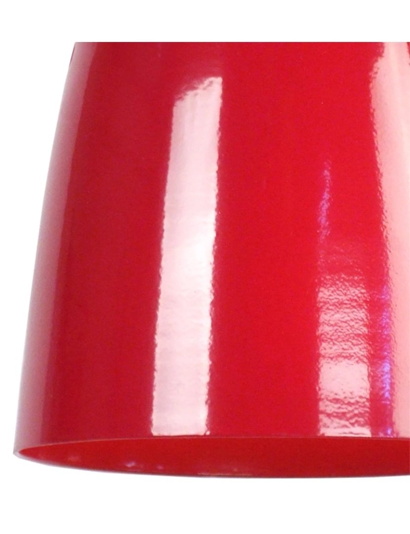 imagem de LARSEN - Suspensão redondo metal vermelho6
