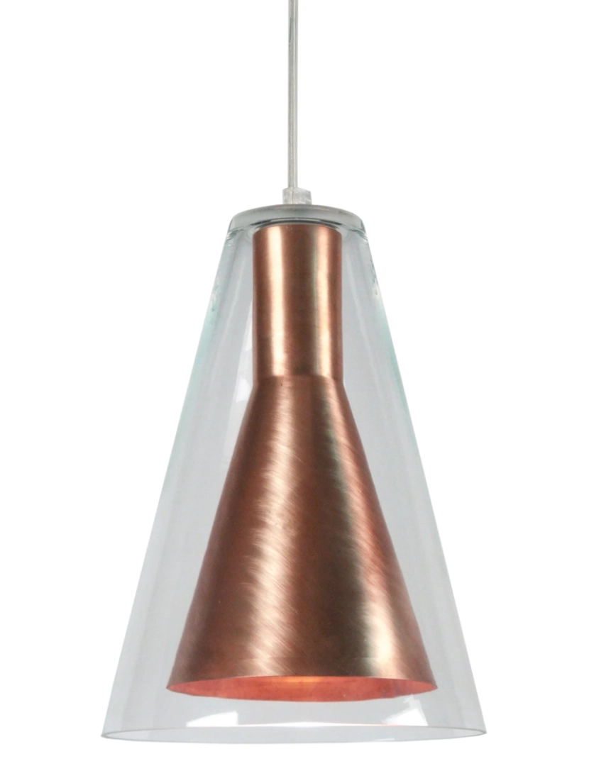 Tosel - FUNNEL - Suspensão redondo metal cobre