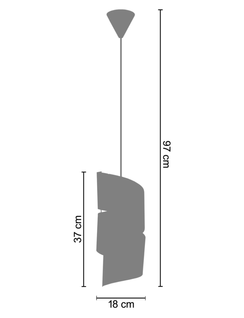 imagem de VIRA - Suspensão redondo metal branco2