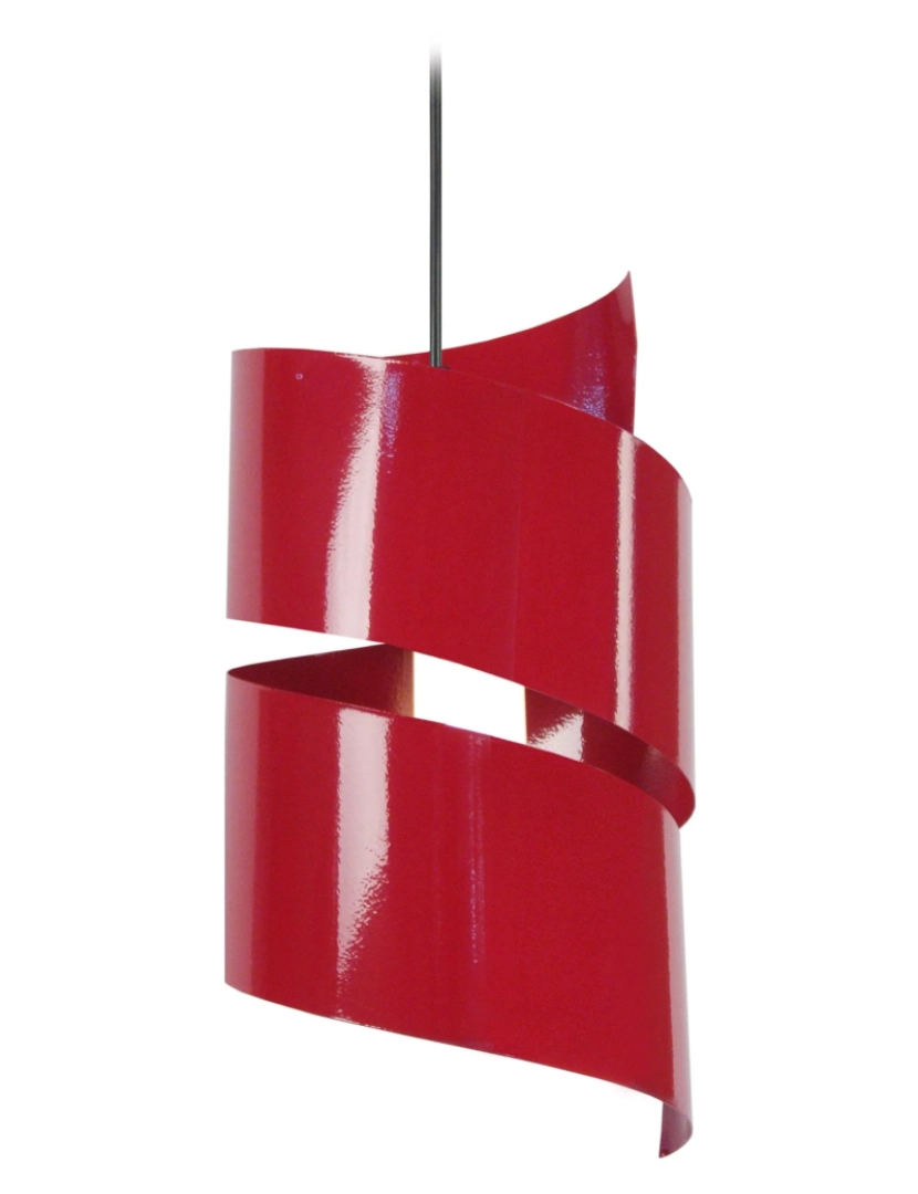 imagem de VIRA - Suspensão redondo metal vermelho1