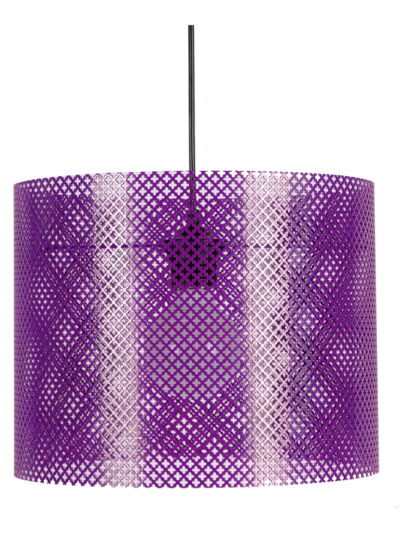 imagem de CYLINDRE LACY - Suspensão redondo metal violeta1