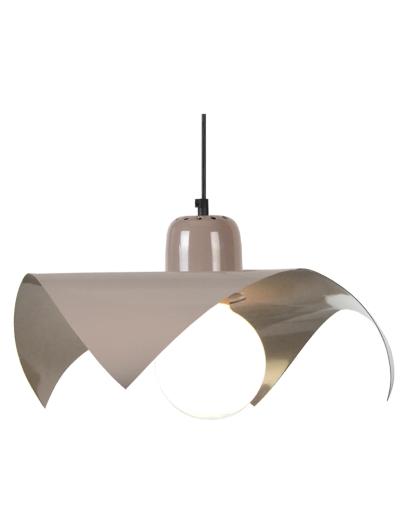 Tosel - SERVIETTE   - Suspensão rectangular metal taupe