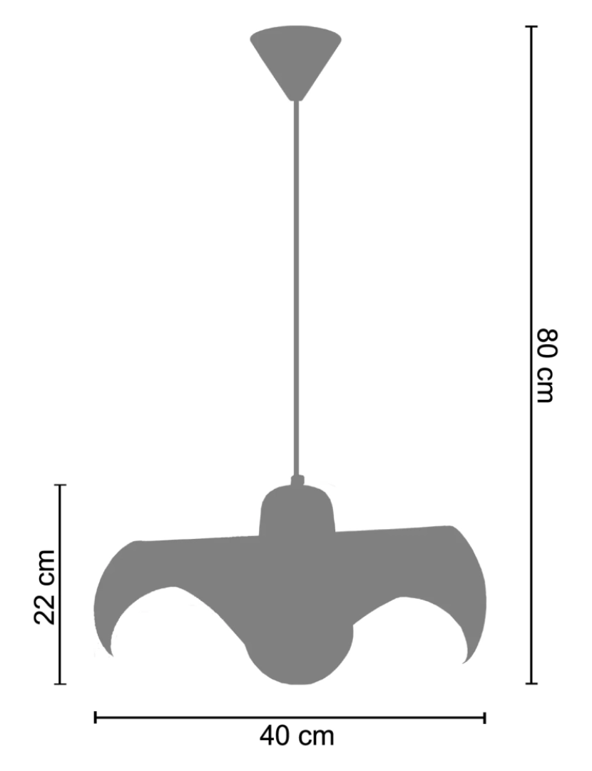 imagem de SERVIETTE   - Suspensão rectangular metal malva2