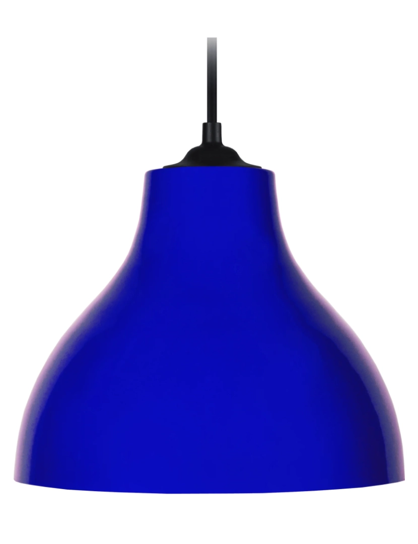 imagem de TOSELIA - Suspensão redondo metal azul1