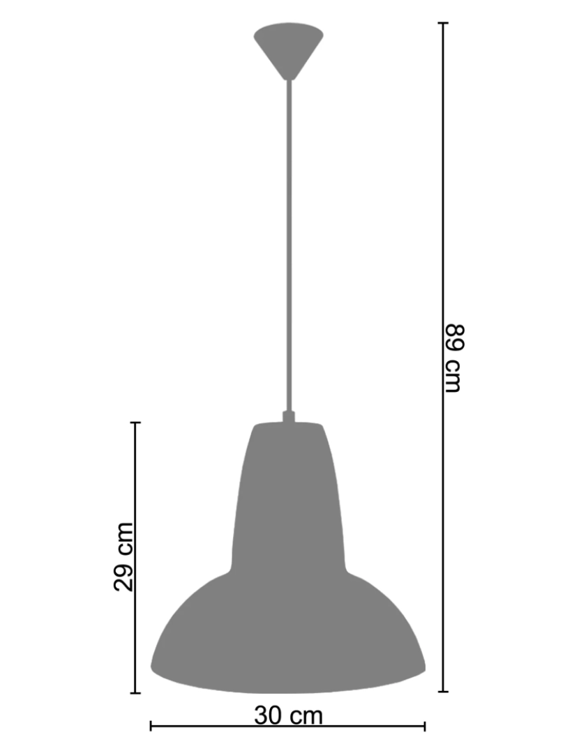 imagem de AQUITAINE - Suspensão redondo metal castanho2