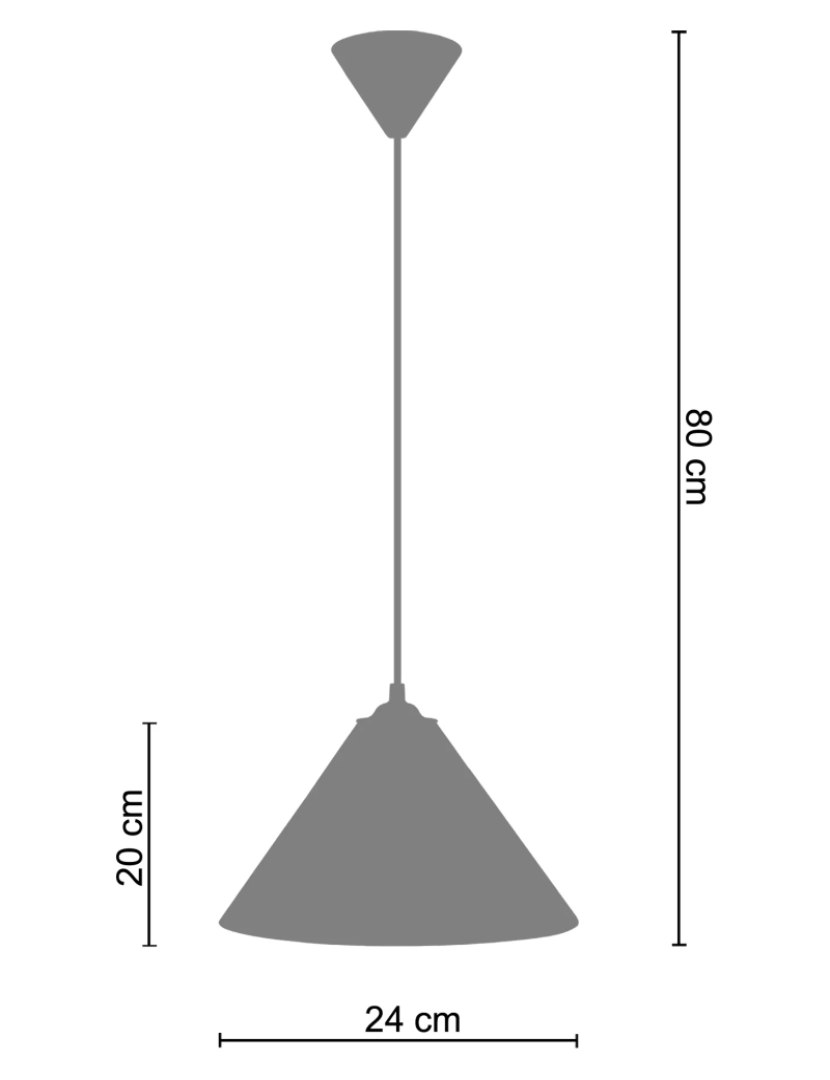 imagem de KONE - Suspensão redondo metal laranja2