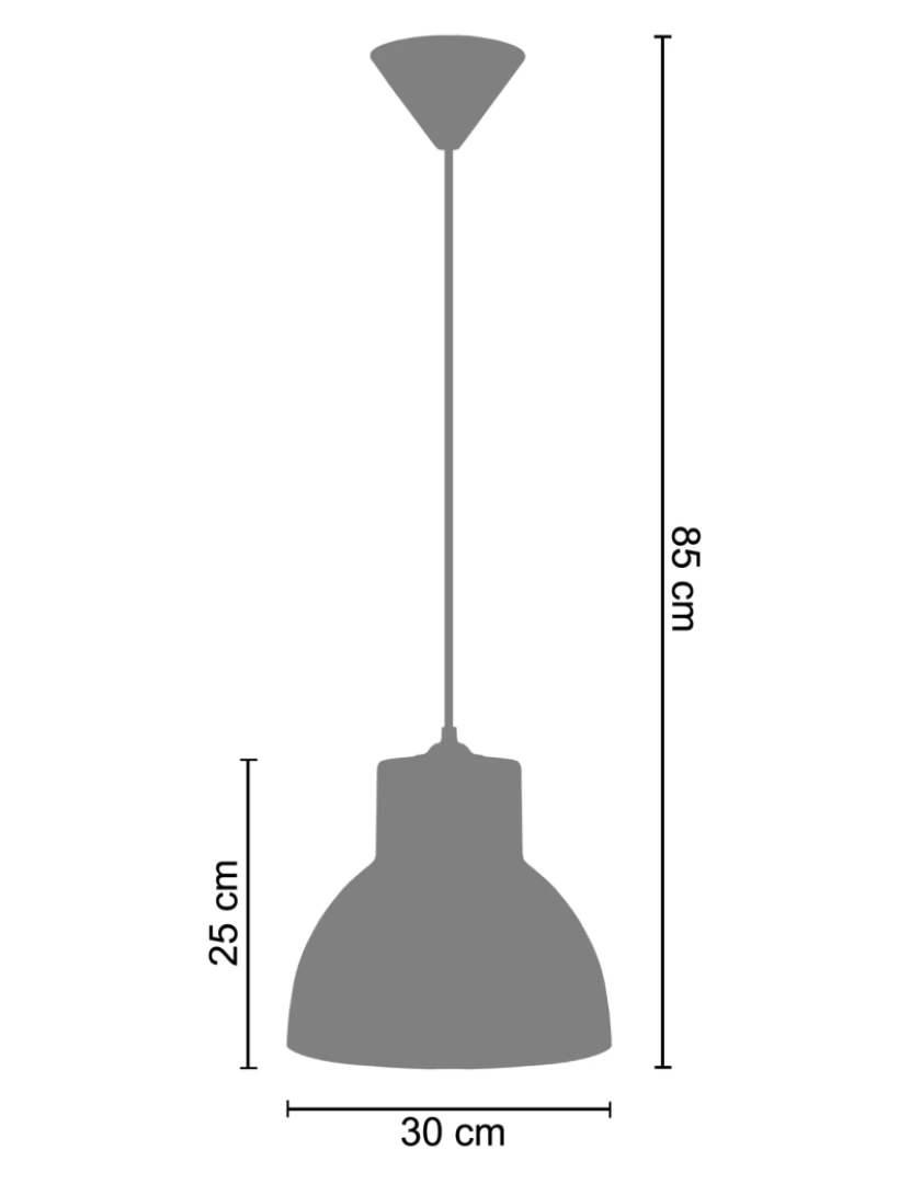 imagem de CLOCHE VERRE B - Suspensão redondo vidro preto2