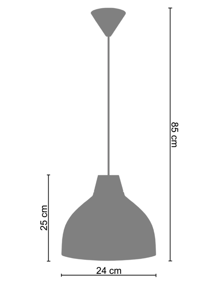 imagem de DIANE - Suspensão redondo metal preto2