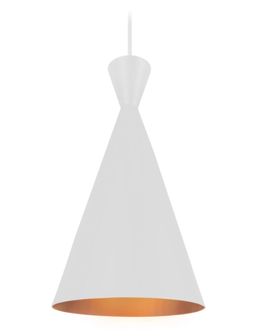 imagem de KARLSKRONA - Suspensão redondo metal marfim branco e cobre1