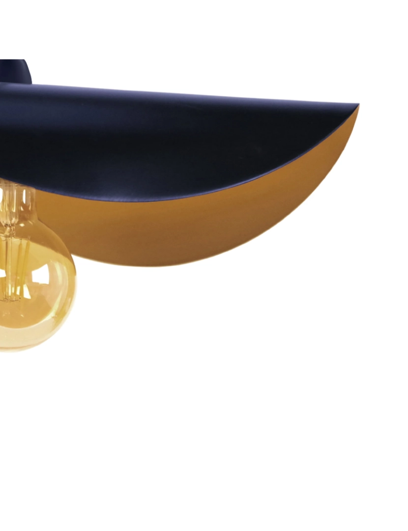 imagem de MADAME - Suspensão redondo metal azul e ouro5