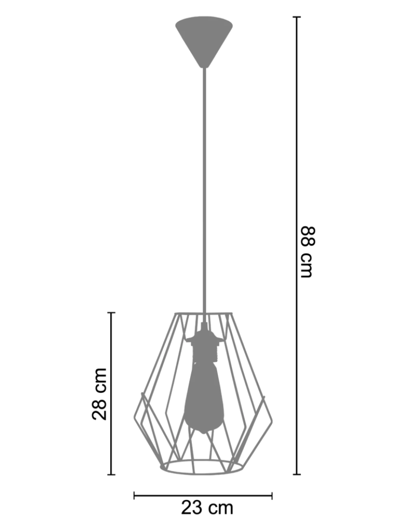 imagem de OLYMPIA B - Suspensão cuadrado metal ouro2