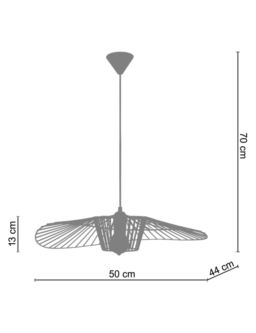 imagem de LADY MAE - Suspensão redondo metal preto2