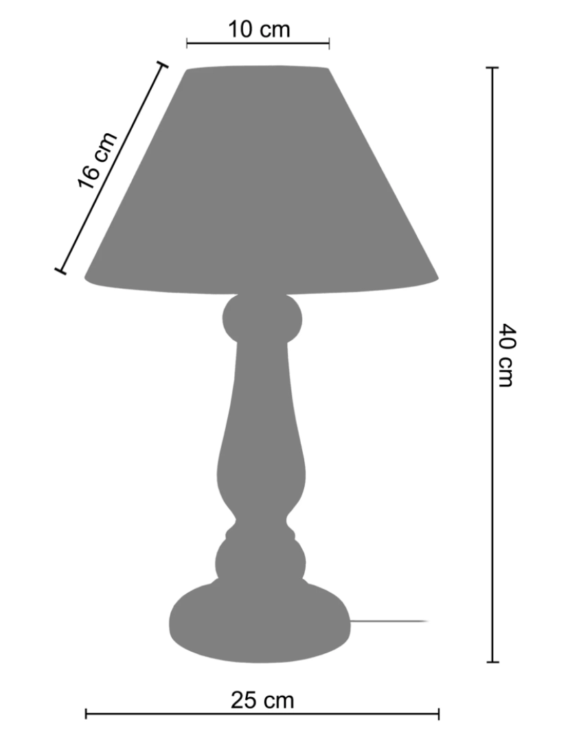 imagem de FRÉJUS - Candeeiro mesa de cabeceira redondo madeira cinza azul2