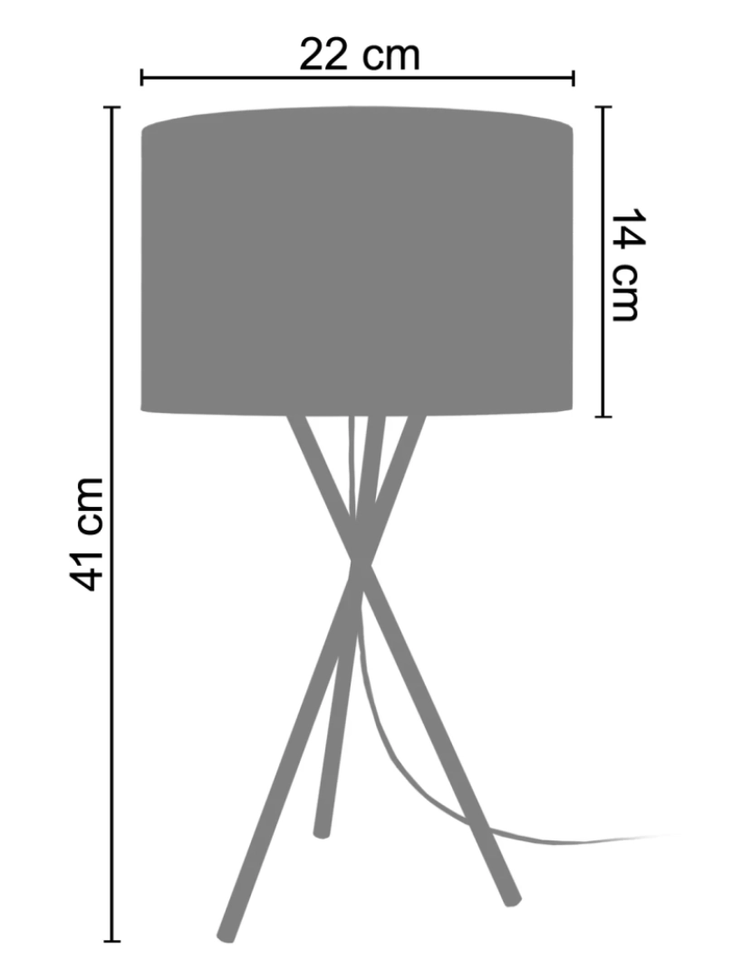imagem de MIDGARD - Candeeiro mesa de cabeceira redondo metal branco2