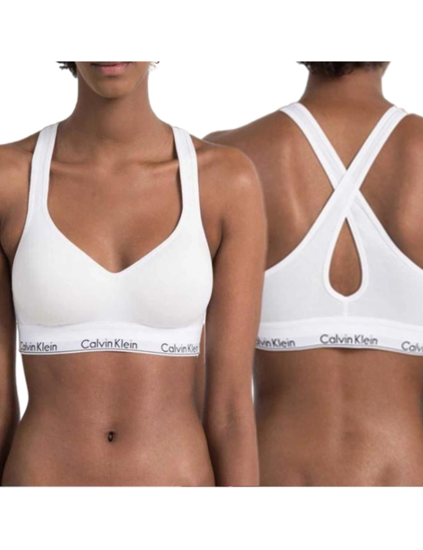 Calvin Klein - Soutien Com Copas Senhora Branco