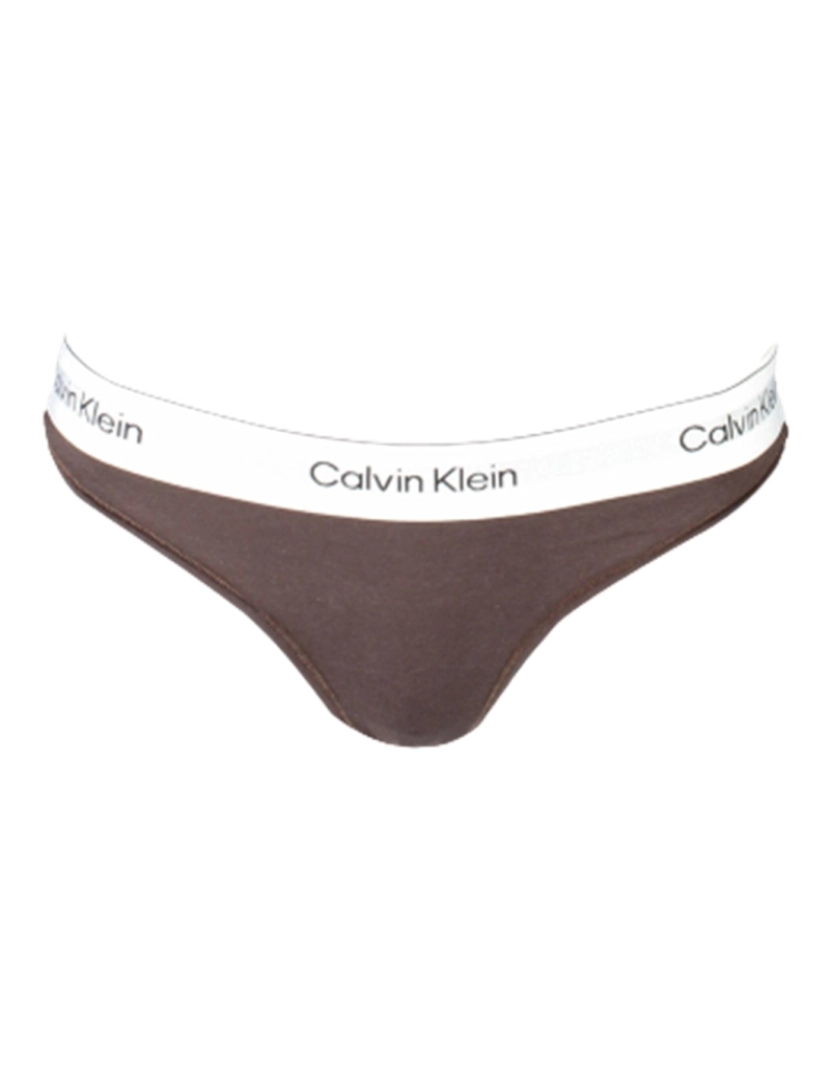 Calvin Klein - Tanga Senhora Castanho