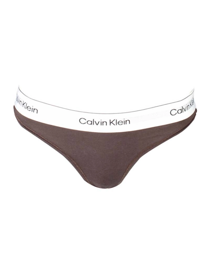 Calvin Klein - Tanga Senhora Castanho