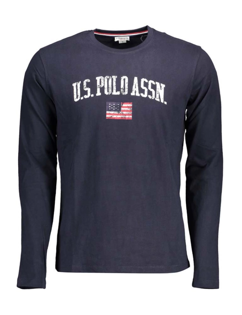U.S. Polo - T-Shirt M. Comprida Homem Azul