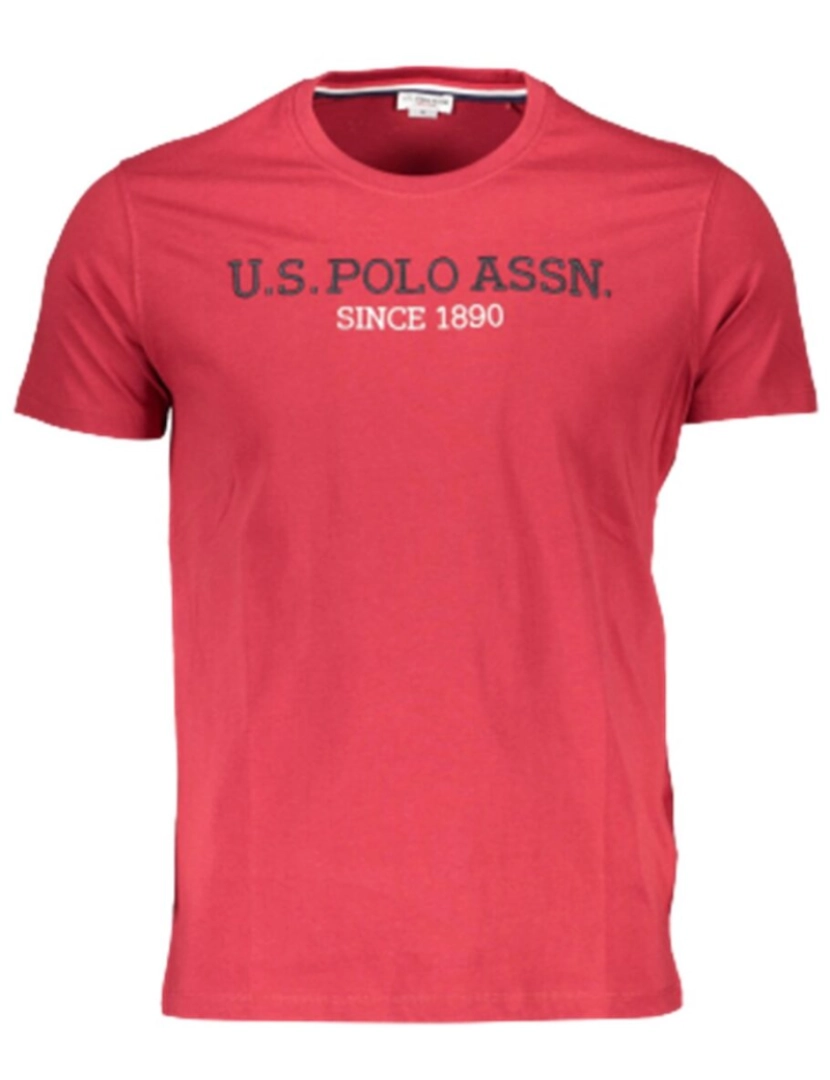 U.S. Polo - T-Shirt Homem Vermelho